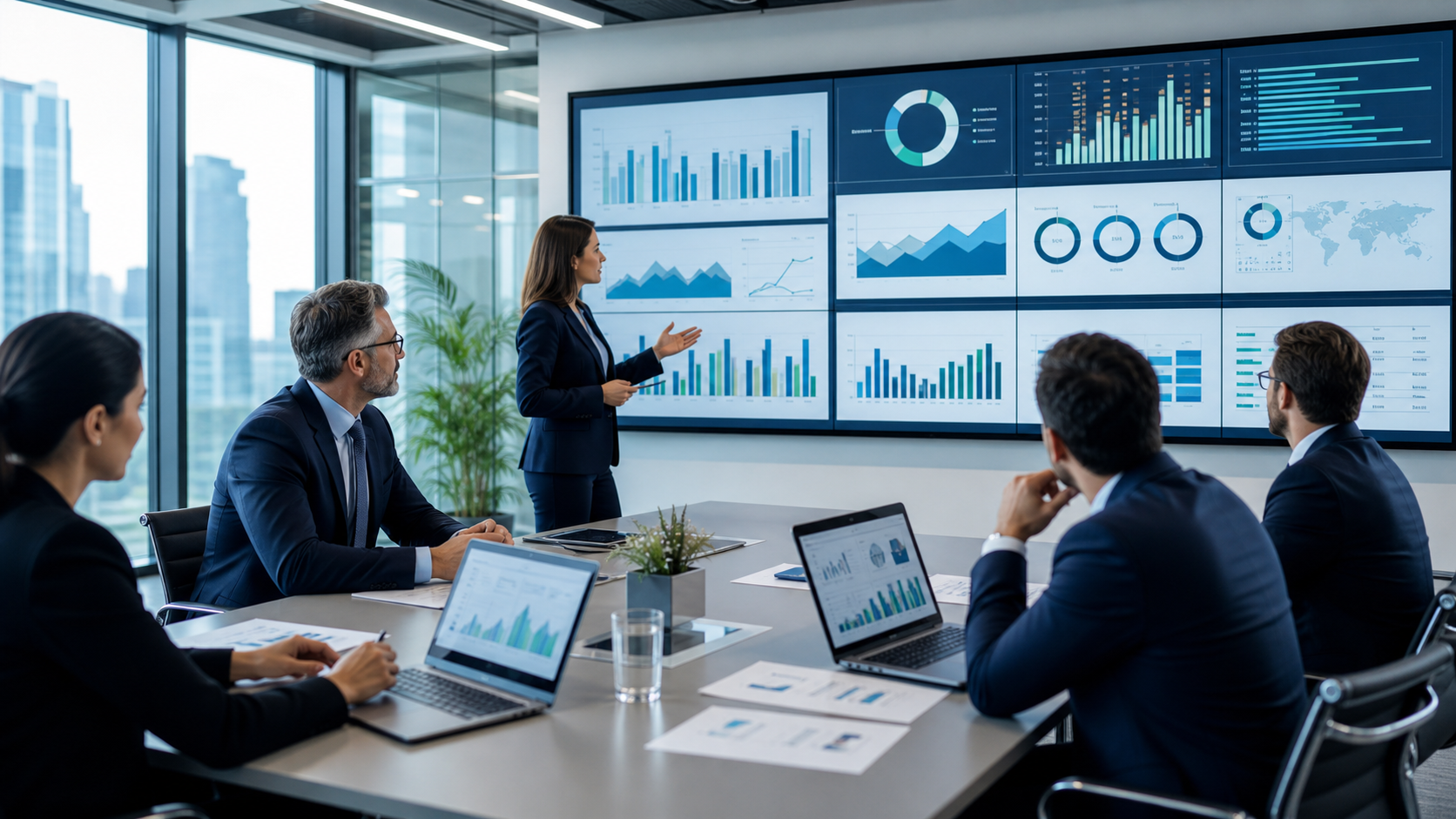 AI-generated enterprise software visual for Finance Management